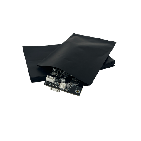 Black Carbon-Loaded Conductive Bags for ESD Devices